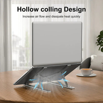 Laptop & Tablet Stand Non-slip ABS Adjustable Foldable Holder