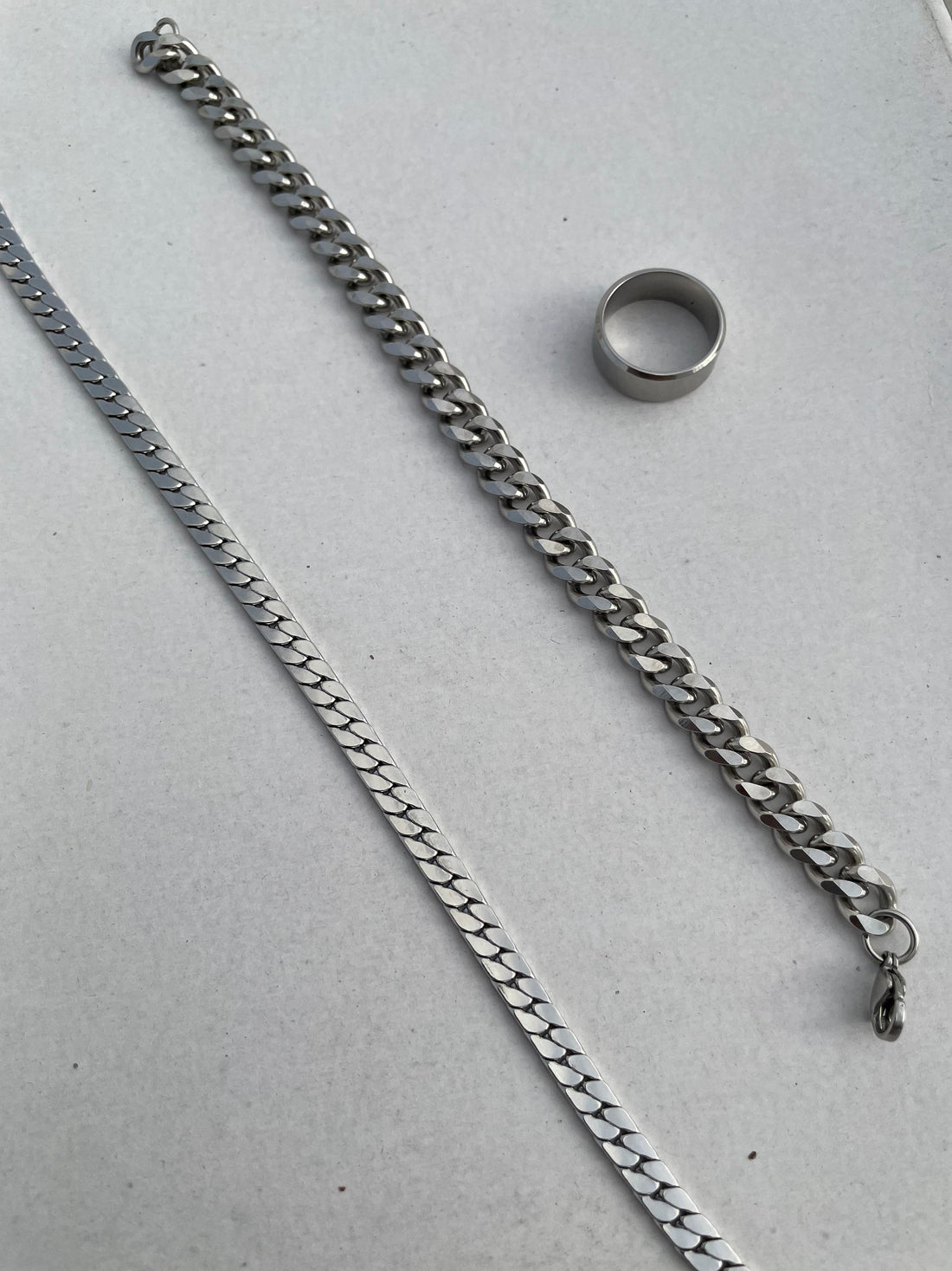 Combo Deal 3 In 1 Big Bracelet 1 Ring & 1 Chain